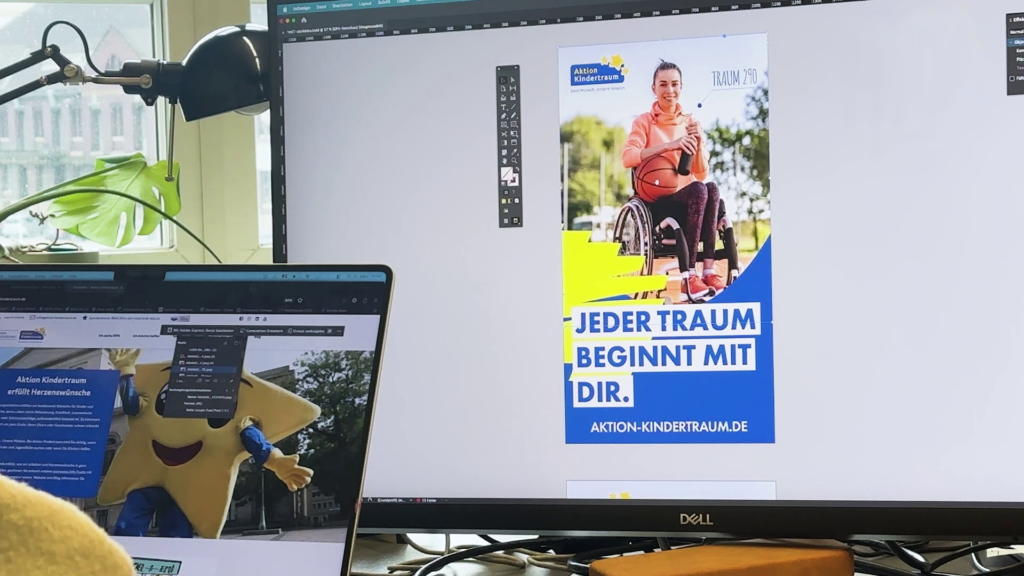 
„Jeder Traum beginnt mit Dir“ wird auch im öffentlichen Raum sichtbar: Eine bundesweite Kampagne trägt die Porträts und ihre Botschaft auf digitale Außenwerbeflächen in ganz Deutschland.
